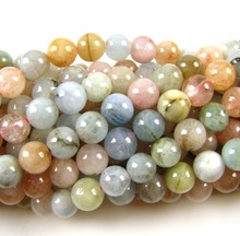 Morganite beads strands, Size : 6MM/8MM/10MM/12MM.