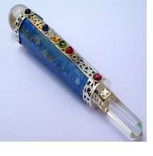 Sodalite Chakra Faceted Healing Stick