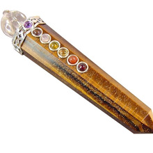 Tiger eye chakra massage wands