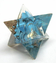 Turquoise Orgone Merkaba Star