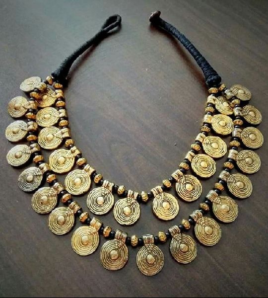Afghan Coin Ball Necklace