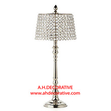 Metal Crystal Tea Light Lamp, for Weddings