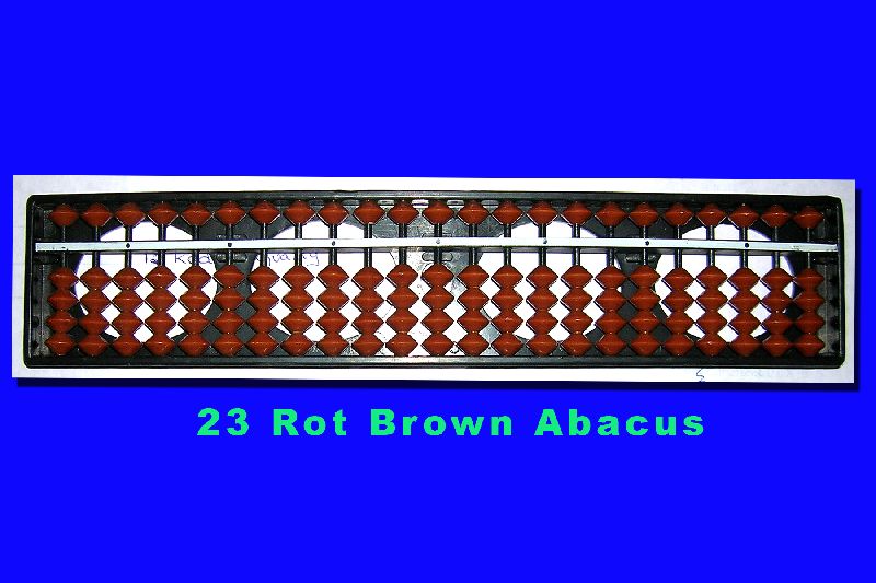 23 brown abacus