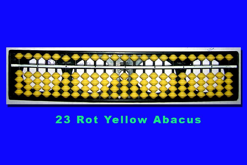 23 rod yellow abacus