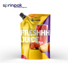 Sprinpak Laminated Material Fruit Juice Spout Pouch-
