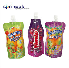 Laminated Material Spout Pouch for Juice, Color : Custom