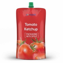 Tomato Ketchup Pouch with Spout