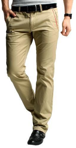 Cotton Mens Casual Trouser, for Anti-Shrink, Anti-Wrinkle, Technics : Yarn Dyed
