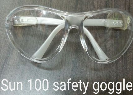 Sun 100 Safety Goggles, Gender : Unisex