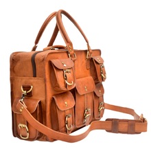 Leather business bag, Style : Unisex