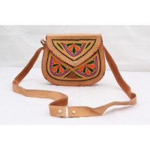 Rajasthani Embroidery Sling Bag, Closure Type : Magnetic