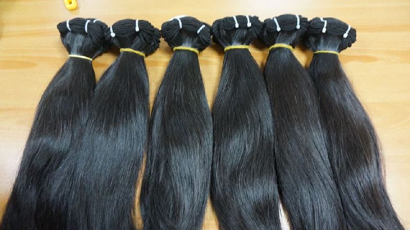 Double Drawn Machine Weft Hair, for Parlour, Personal, Style : Curly