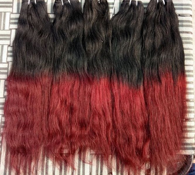 Double Tone Virgin Hair, for Parlour, Personal, Length : 10-20Inch, 15-25Inch, 25-30Inch