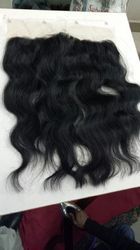Frontal Human Hair Extension, for Parlour, Personal, Style : Wavy