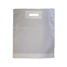 die cut plastic shopping bag