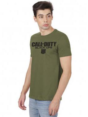 Call Of Duty Green Men Half Sleeve T Shirt
