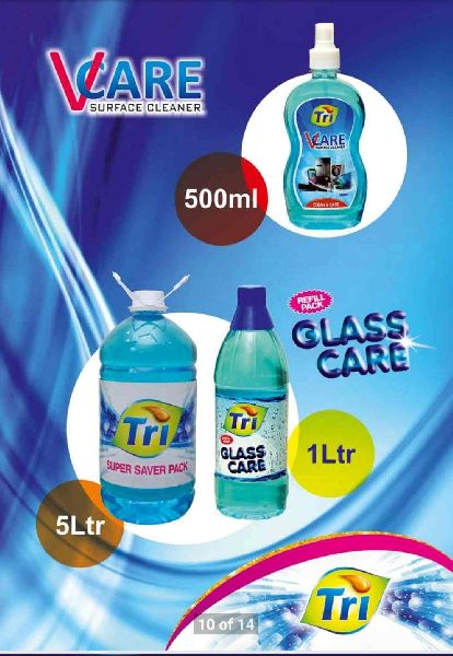 5 Ltr V Care Glass Cleaner, Shelf Life : 1year
