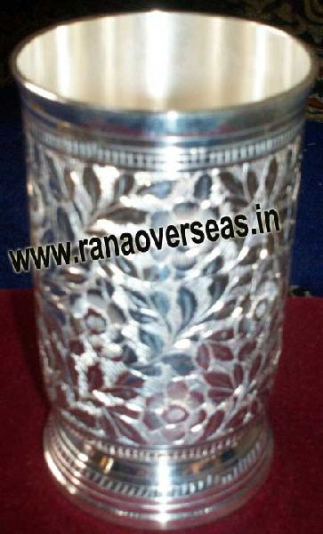 silver plated glass