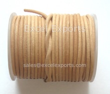 Natural Leather Cords, Feature : Round