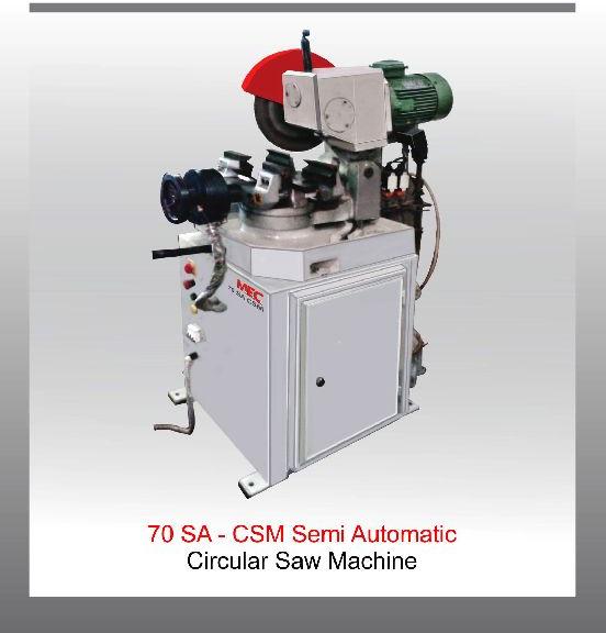 Semi automatic circular saw machine