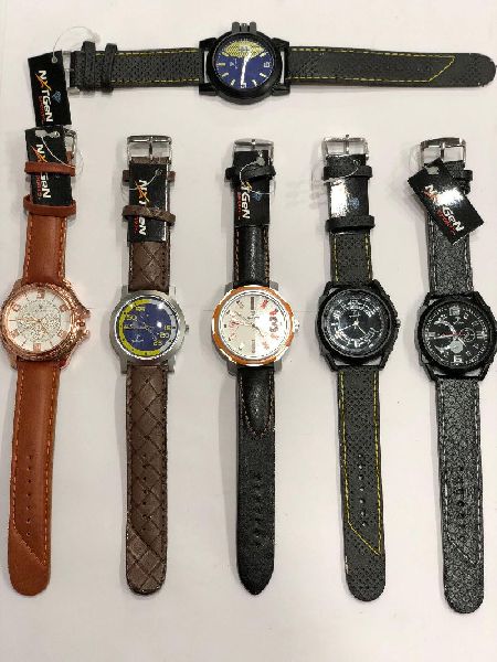 Nxtgen Leather Strap Wrist Watch, Gender : Unisex