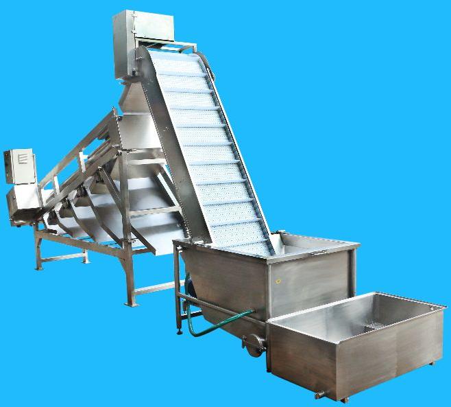 Automatic Grading & Filth Washing Machine for Small Fishes