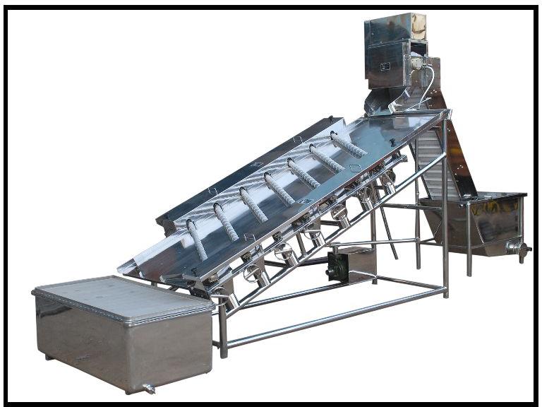 Automatic Grading & Filth Washing System for Shrimps PUD variety (Capacity - 750 to 800 kg. per hr.)