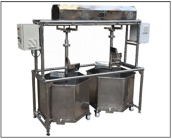 Stirrer Machine for Shrimps, Squid Fillets & other Fishes (Double Tub Type)