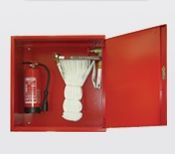 Fire Hose and fire extinguishers cabinet