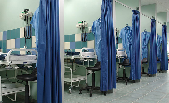 hospital curtain track system