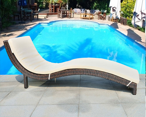 TROPICAL OUTDOOR POOL BEDS