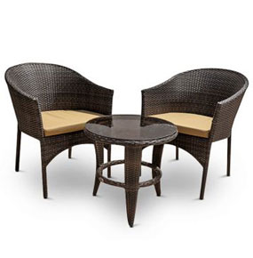 TULIA COFFEE TABLE WITH 2 CHAIRS