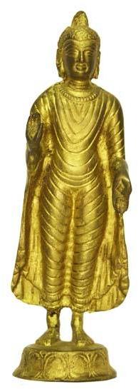 Brass Buddha Standing statue