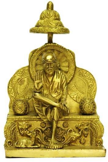 Brass Saibaba statue