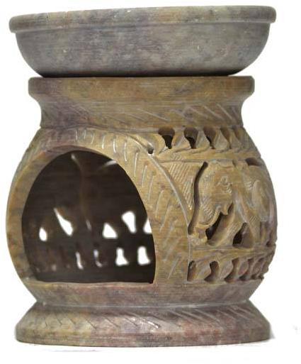 stone candle stand