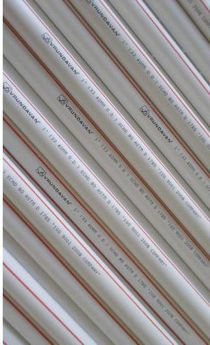 Vrundavan UPVC Pipes, Length : 3-6mtr