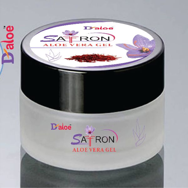 Aloe Vera Saffron Gel, for Personal, Parlour, Form : Liquid