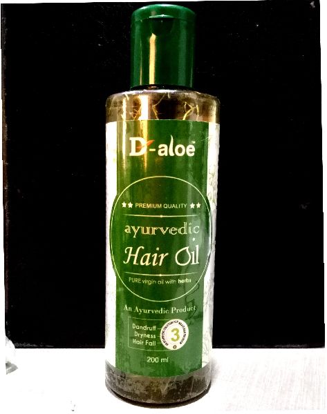 Daloe Liquid Ayurvedic Hair Oil, for Anti Dandruff, Hare Care, Packaging Size : 200gm
