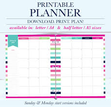 Planner Printing Services