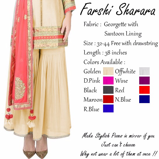 Ladies Farshi Sharara