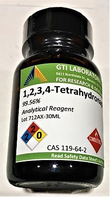 1,2,3,4-Tetrahydronaphthalene, 99.56%, Analytical Reagent,