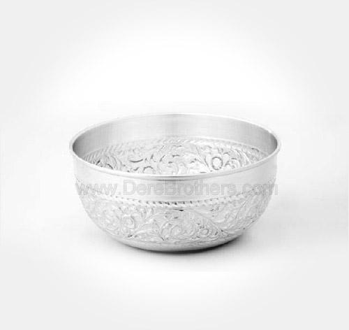 Hand Engraved Silver Bowl