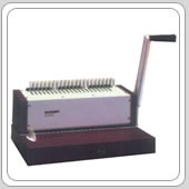 Comb binding machines