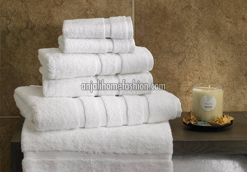 Cotton Fabric Plain Hotel Towels