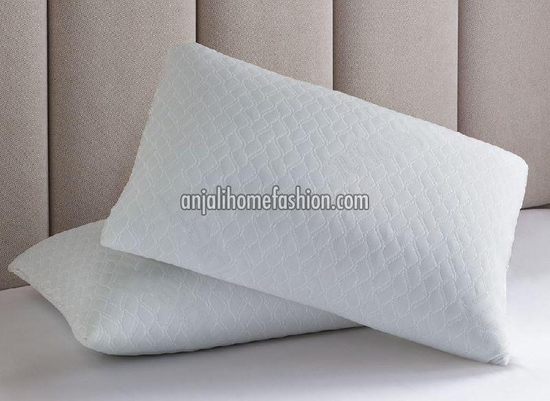 Bed Pillow, Material : Cotton, RECRON SILICON FIBER
