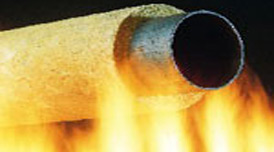 Rockwool Pipe Section