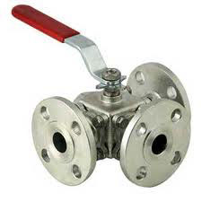 Four Way BAll Valve Flanged End