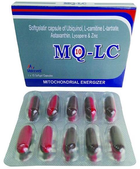 MQ-LC Capsules Ubiquinol, L-Carnitine, Lycopene, Astaxenthin softgel capsule