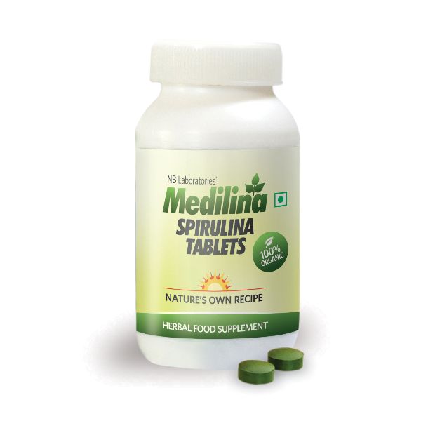 Organic Spirulina Tablets - 30 Tablets (500 Mg each)