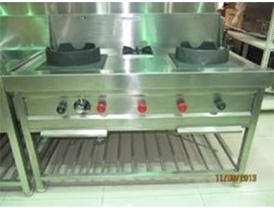 Stainless steel chinese gas range